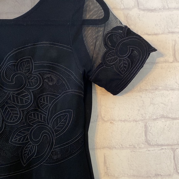 Leo & Ugo Black Dress Size 2 - Picture 9 of 10